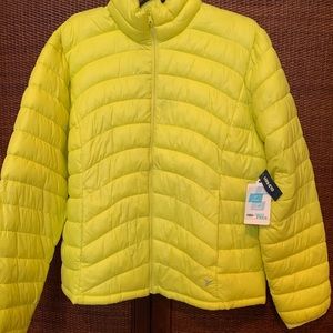 Yellow Old Navy Puffer Jacket